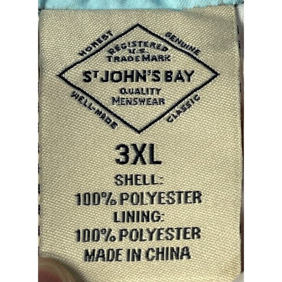 St. John’s Bay Mens Size 3XL Orange Swim Trunks With Elastic Waist & Drawstring - Picture 10 of 11